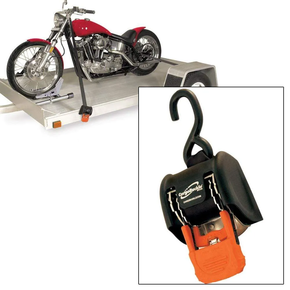 CargoBuckle G3 Retractable Ratchet Tie-Down 2" x 72" Pair #F18800