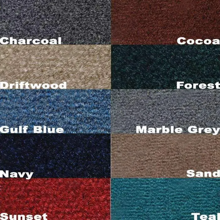 Dorsett Charcoal Carpet 6' x 20' Aqua-Turf #5827-620