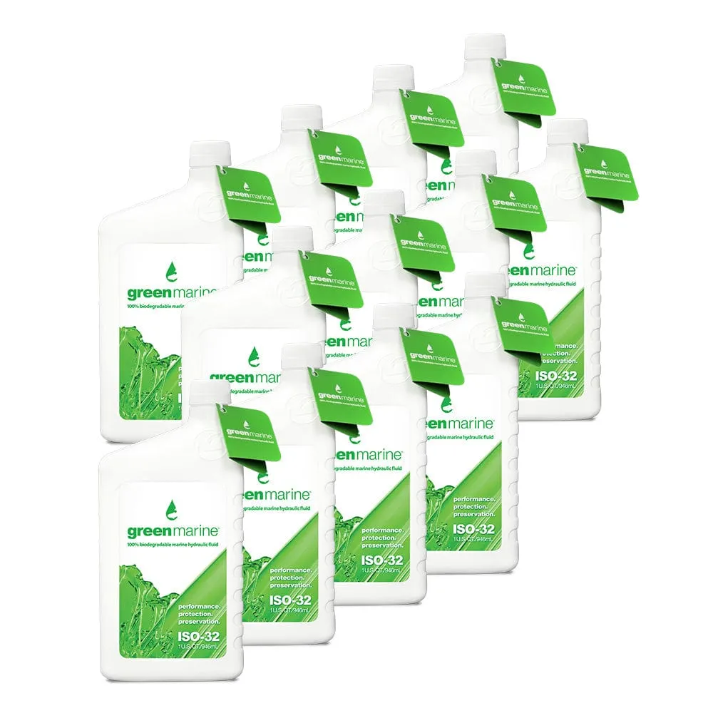 Power-Pole Green Marine ISO-32 Hydraulic Fluid Case #GM-ISO32-CASE-F